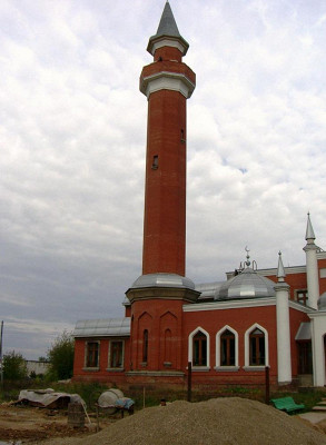 Фрагмент строящейся мечети в Иваново