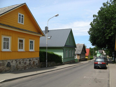 На улочке Тракая