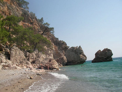 Дикий пляж Кемера