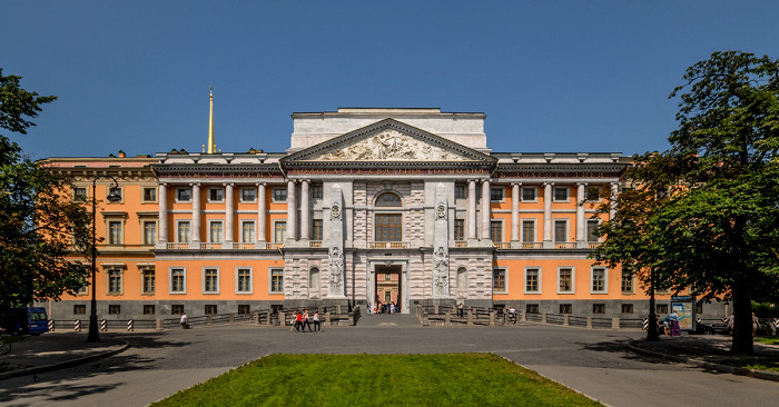 Южный фасад Михайловского замка, Санкт-Петербург