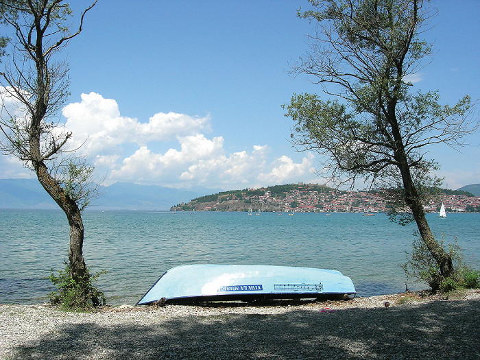 Охридское озеро, на берегу