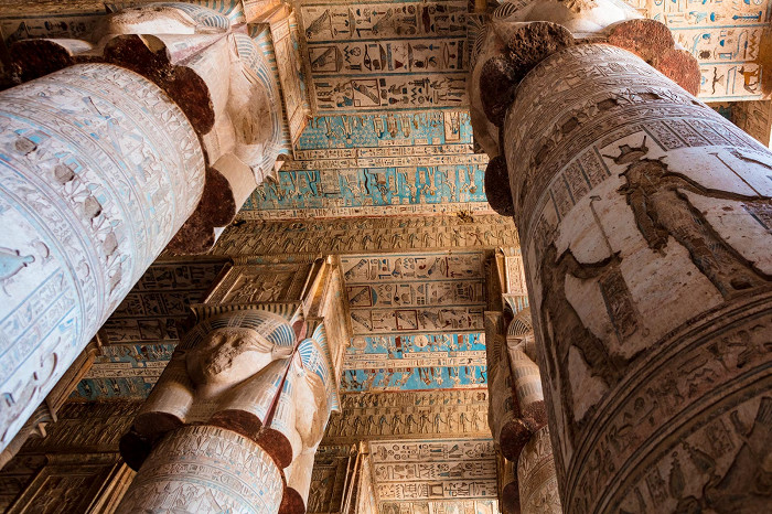 Колонны в Абидосском храме