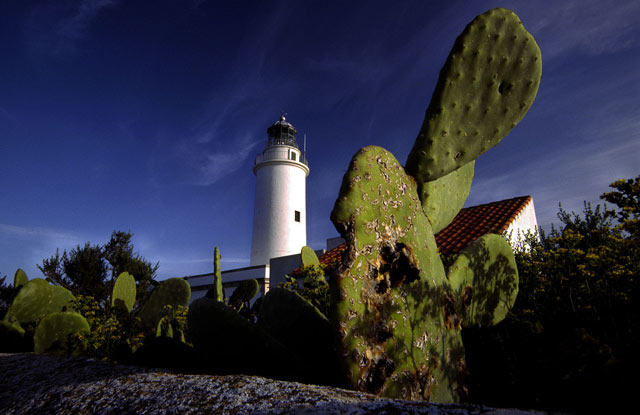 Вид на маяк La Mola в Форментере