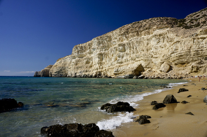 Вид на Красный пляж, Крит