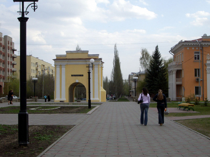 Омские ворота омск старое фото