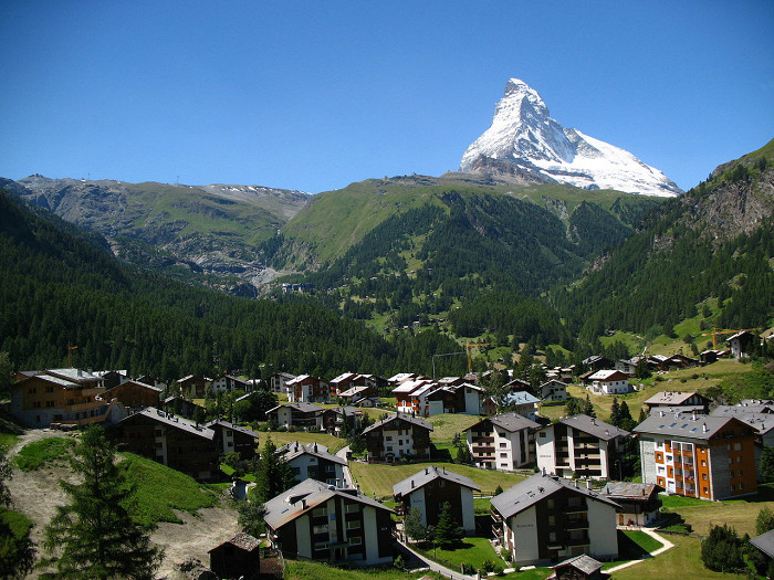 Швейцарские Альпы, курорт Церматт
