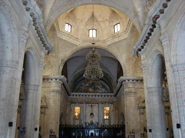 Кафедральный собор Гаваны, интерьер