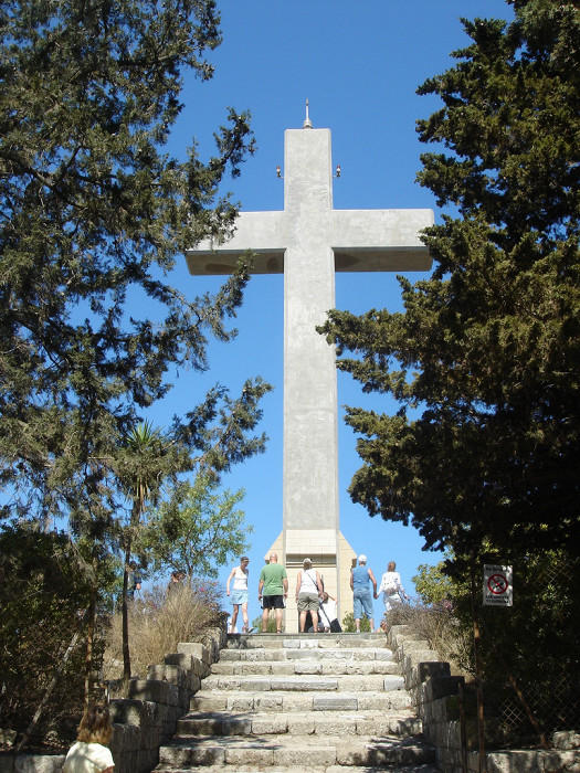 Гора Филеримос, смотровая площадка около креста