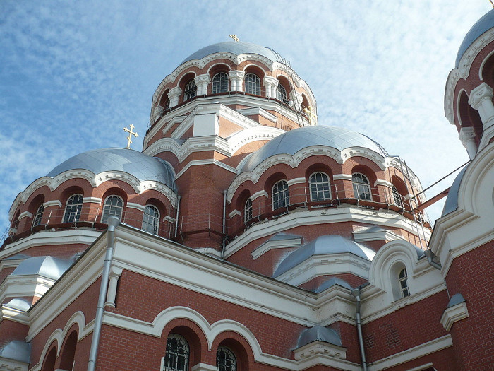 Спасо-Преображенский собор в Нижнем Новгороде, фасад
