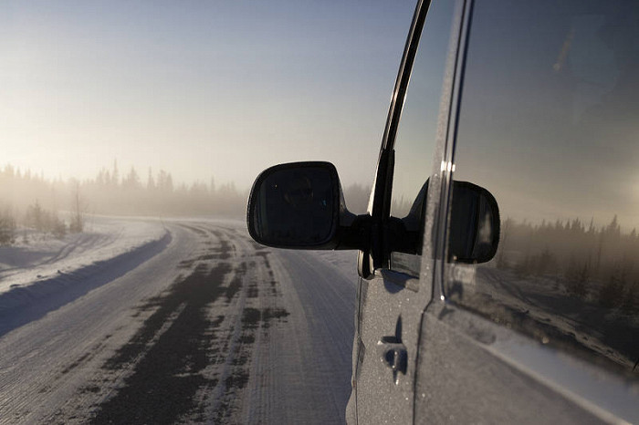 Зимняя дорога, Финляндия