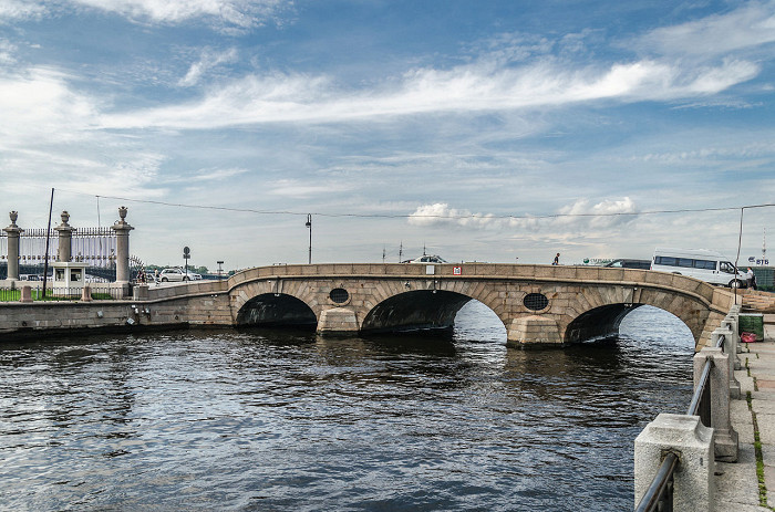 Вид на Прачечный мост в Санкт-Петербурге