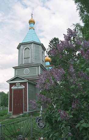 Деревянная церковь Архистратига Михаила, Алёховщина, Ленинградская область