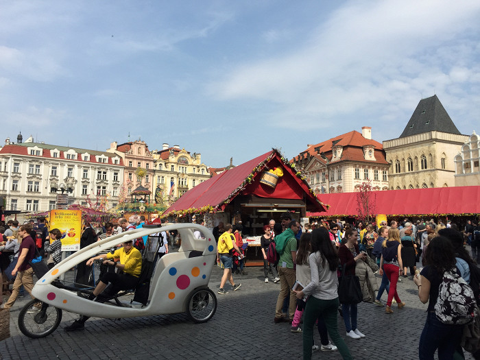 Ярмарка в самом центре Праги