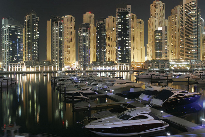Ночные города ОАЭ