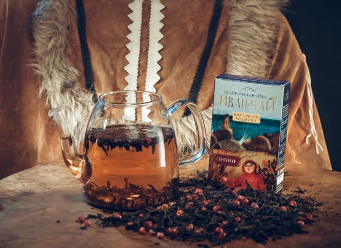 Камчатский Иван-чай с сушёными ягодами