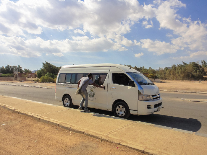 Маршрутка в Шарм-эль-Шейхе, Египет