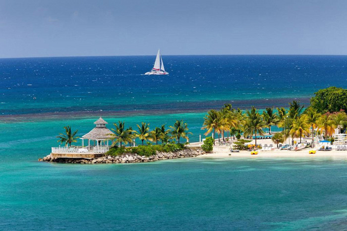 Панорама острова на Ямайке