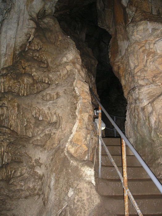 Пещера Эмине-Баир-Хосар, лестница