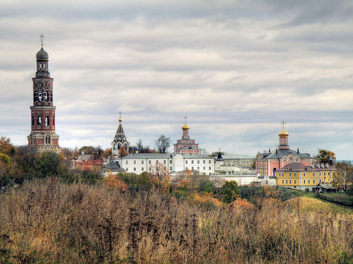 Вид на Иоанно-Богословский Пощуповский монастырь