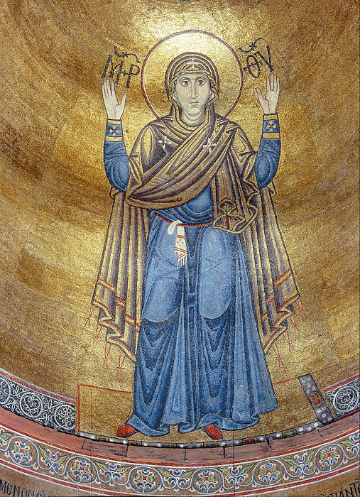 Софийский собор, мозаика в алтаре