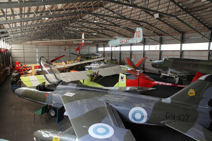 Музей воздухоплавания в Котке, экспонаты