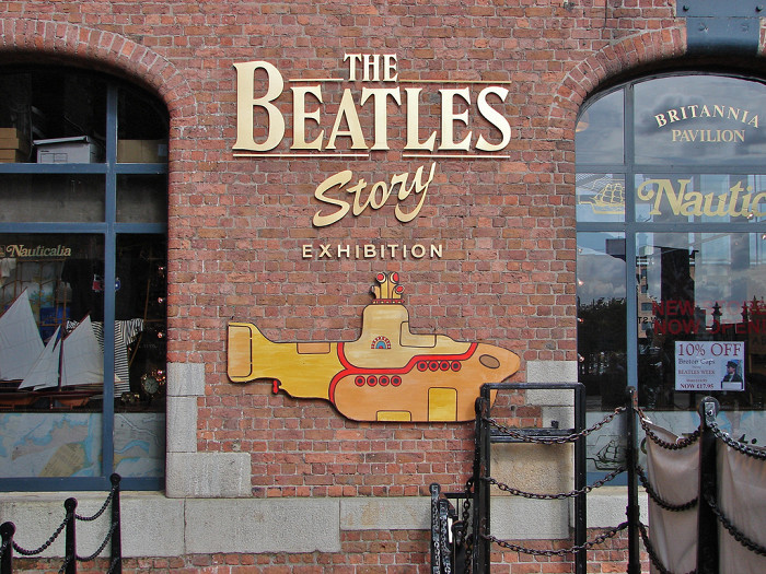 Альберт-док в Ливерпуле, аттракцион-музей Тhe Beatles Story