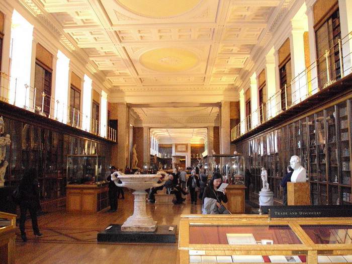Британский музей в Лондоне, интерьер