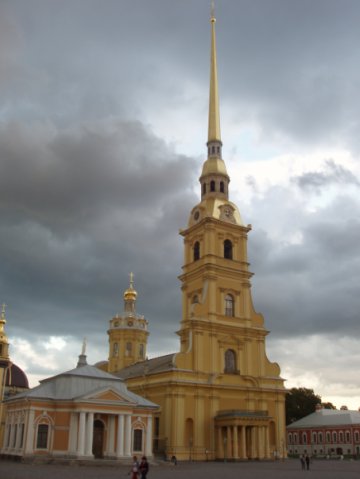 Шпиль Петропавловской церкви, Санкт-Петербург