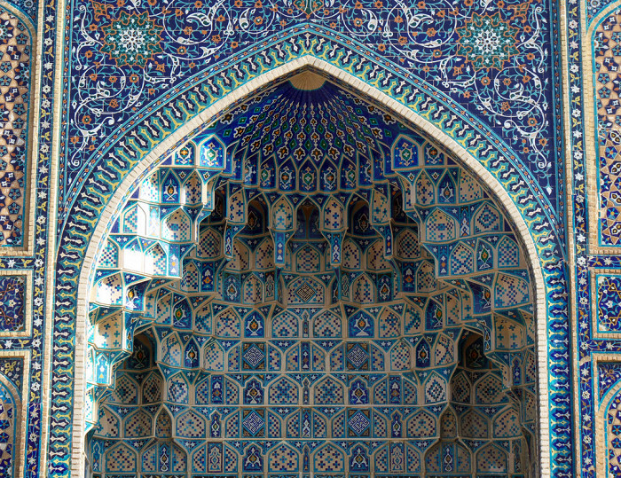 Прекрасная мозаика, Мавзолей Гур-Эмир, Самарканд
