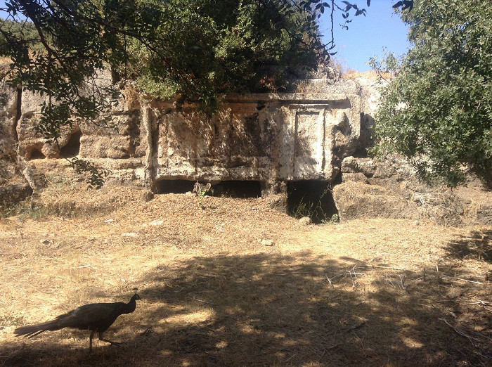 Древнегреческая гробница в парке Родини, Родос