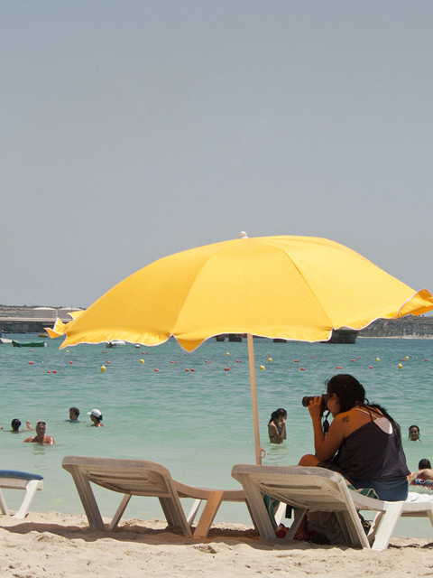 Пляж Притти Бэй (зонтик), Бирзеббуджа, Мальта