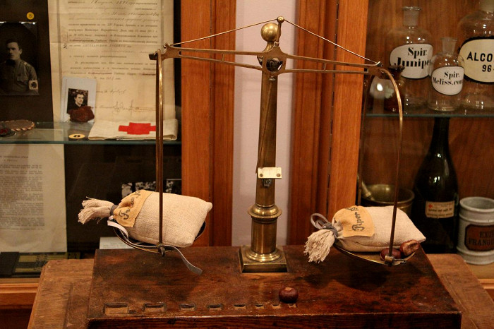 Экспонат музея фармации в Риге