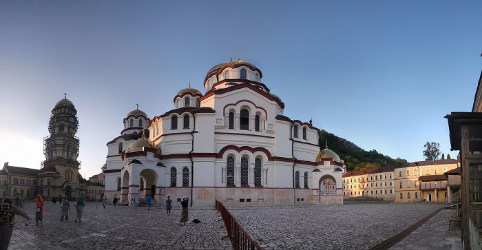 Новоафонский монастырь, панорама