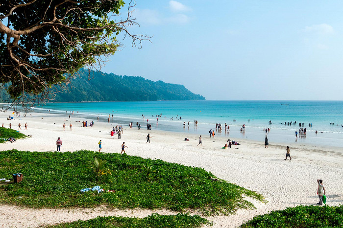 Пляж Радханагар-Бич на Андаманских островах