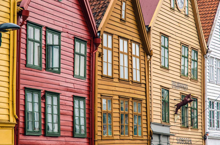 Домики Бергена, Норвегия