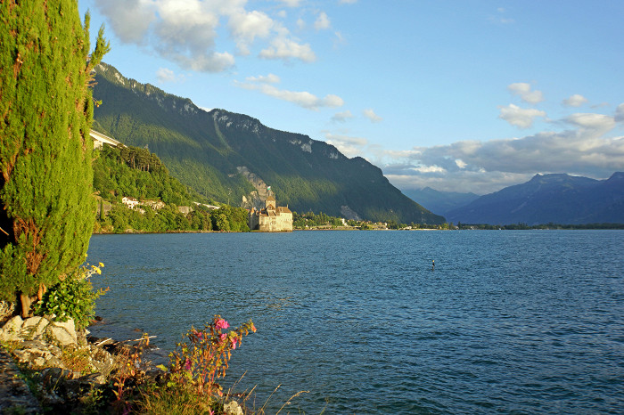 Природа вокруг Шильонского замка, Женевское озеро