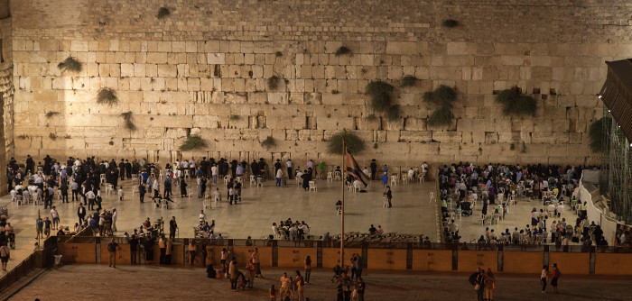 Вид стены Плача, Иерусалим