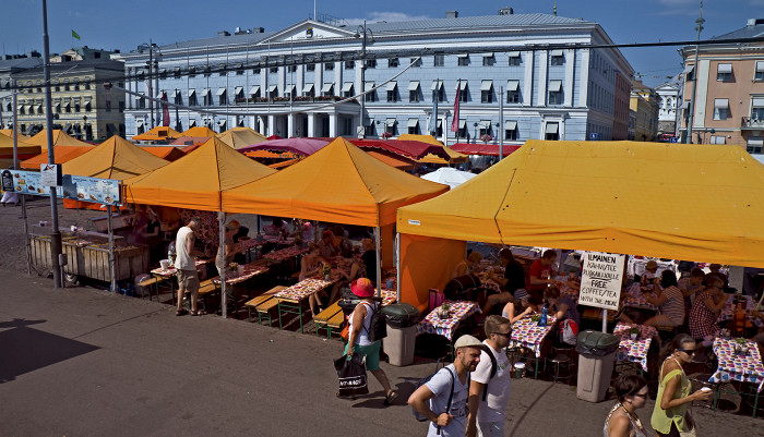 Рыночная площадь Хельсинки