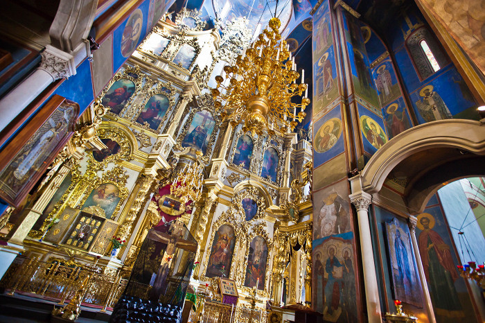 Внутренний интерьер, Успенский собор во Владимире