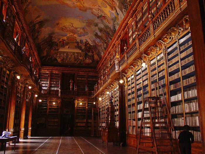 Страговский монастырь, библиотечный зал