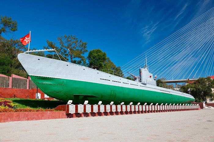 Подводная лодка С-56 во Владивостоке