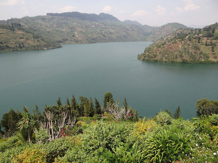 Вид на озеро Киву