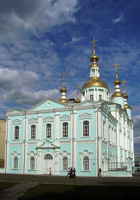 Тамбов, Спасо-Преображенский кафедральный собор, фасад