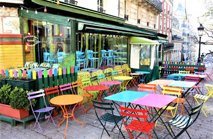 Кафе L'Ete Pente Douce, Париж