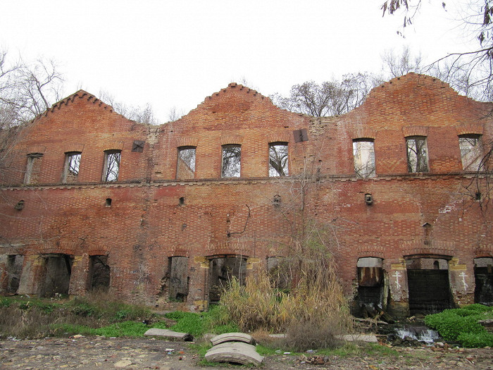 Парамоновские склады в Ростове-на-Дону, фасад одного из корпусов