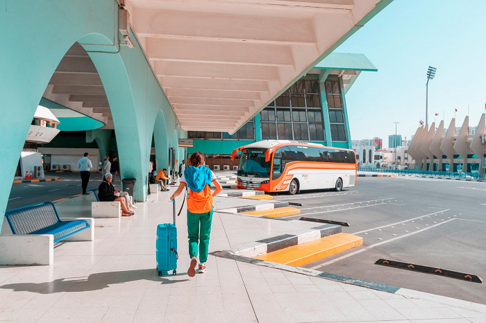Автобусная станция в Дубае