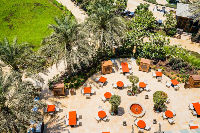 Вид сверху на отель Four Seasons Jumeirah
