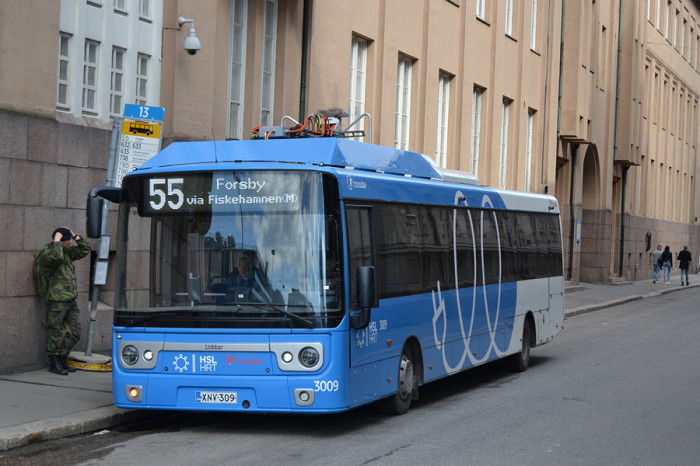 Автобус в Хельсинки