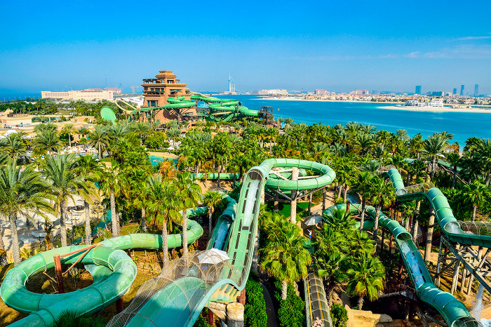 Парк водных аттракционов в Дубае