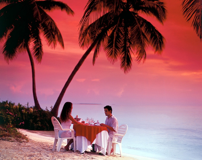 Романтический ужин на побережье, Куба